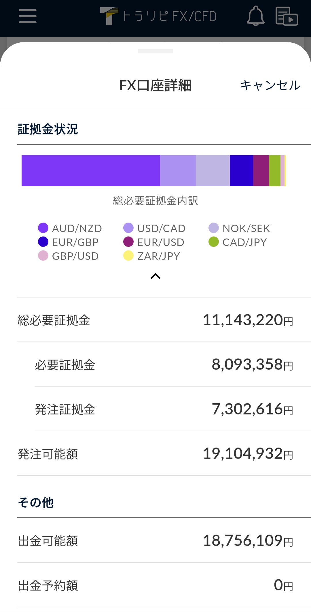 証拠金状況2026年2月